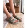 Mulex Zenne 11452 Çift Toka Soft Kutulu Günlük Terlik