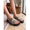 Mulex Zenne 11452 Çift Toka Soft Kutulu Günlük Terlik