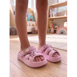 Calx Filet EF6980 Eva Sandalet Pembe