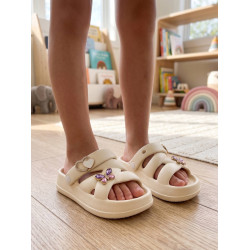 Calx Filet EF6980 Eva Sandalet Bej