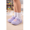 Twingo Bebe Bebe-Patik 2316 (8'li) Işıklı Emojili Cross Terlik Mor