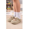 Twingo Bebe Bebe-Patik 2316 (8'li) Işıklı Emojili Cross Terlik Mor Kum