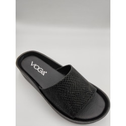 Voga Zenne 1400-28 Kutulu Terlik Siyah