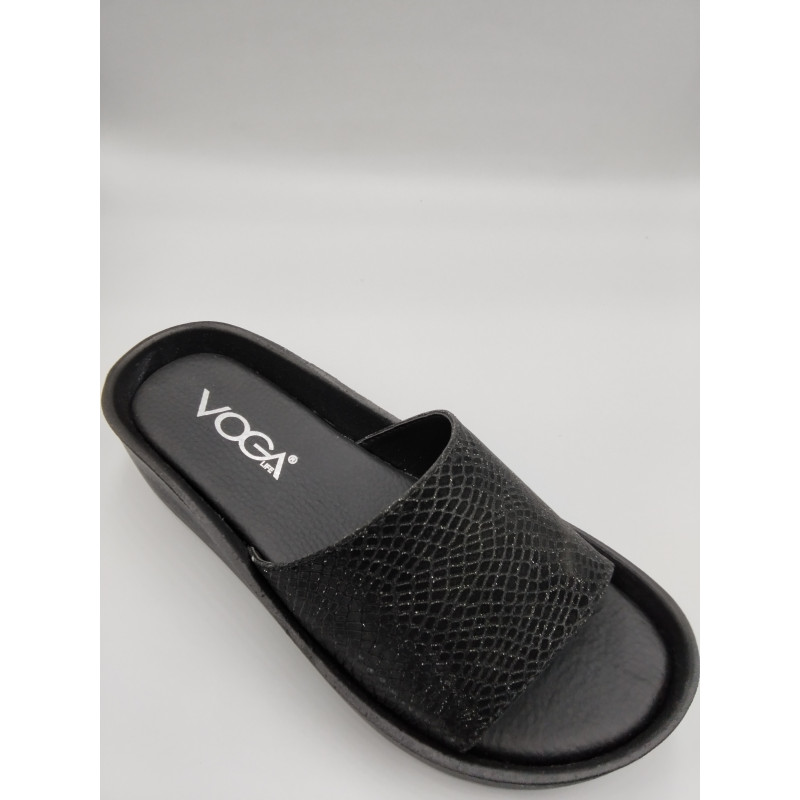 Voga Zenne 1400-28 Kutulu Terlik Siyah