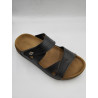 Gezer Zenne 16383 Çift Toka Kutulu Günlük Terlik Siyah