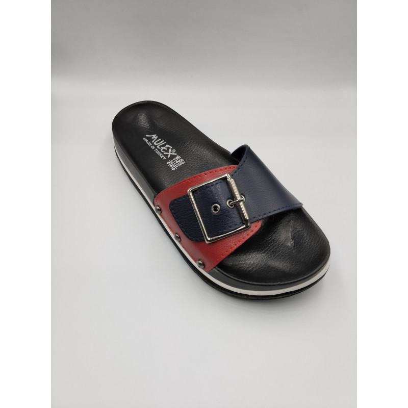 Mulex Zenne 2251 Soft Taban  Tek Toka Kutulu Günlük Terlik Mat Tommy