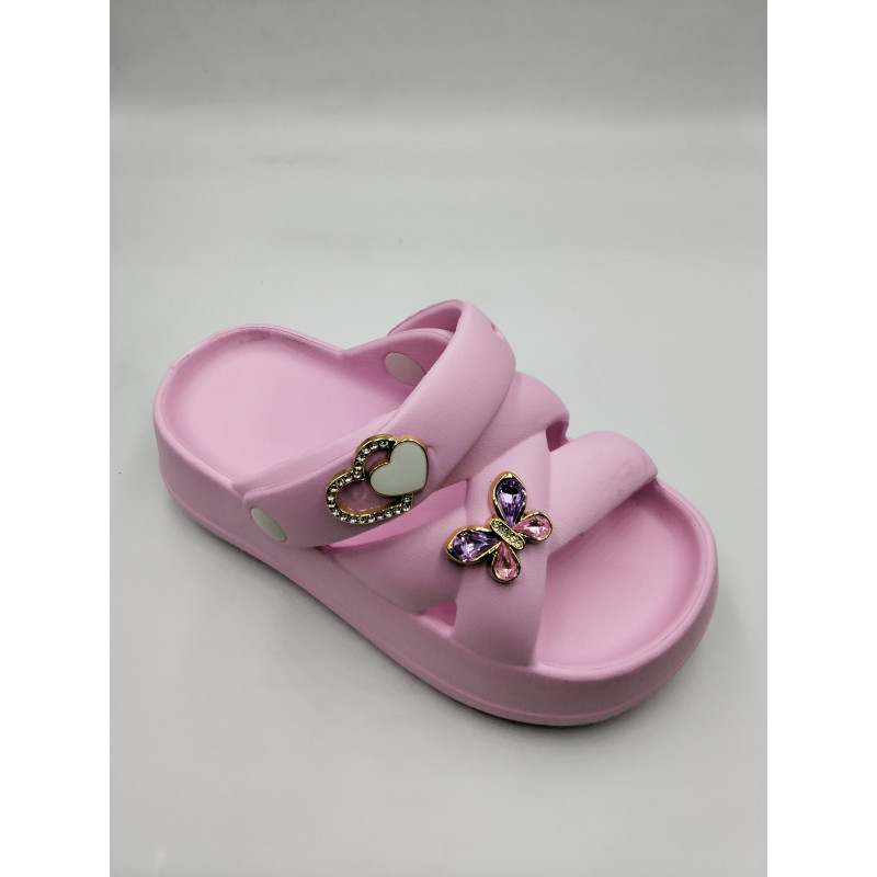 Calx Filet EF6980 Eva Sandalet Pembe