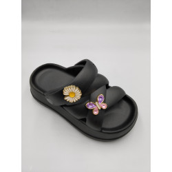 Calx Filet EF6980 Eva Sandalet Siyah