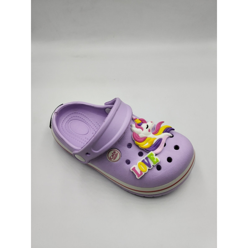 Calx Filet EF7130 Eva Etiketli Cross Terlik Lila